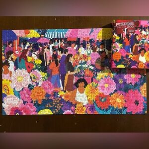 Colorful Flower Market Puzzle 500 pieces Puzzlebug